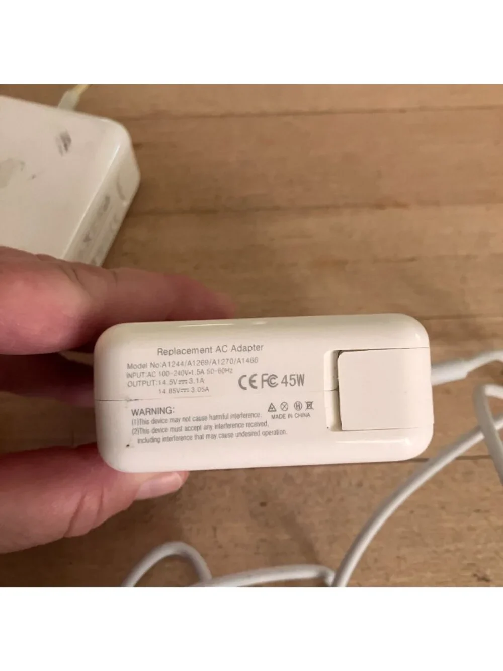 Apple/Non (LOT OF 3) 45W MagSafe 2 Power Adapter A1436 Charger Set White AN EXC